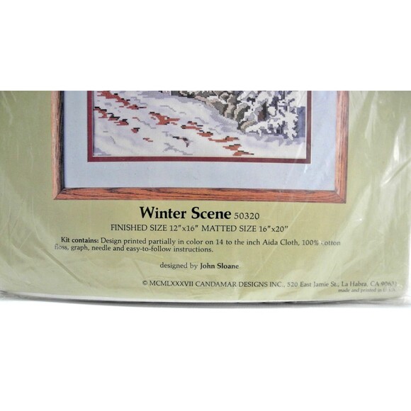 Something Special Winter Scene Snowy Counted Cross Stitch Kit - NEW Sealed - Picture 3 of 3